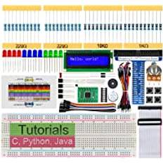 Freenove LCD 1602 Starter Kit for Raspberry Pi 5 4 B 3 B+ 400, 311-Page Detailed Tutorial, Python C Java Scratch Code, 151 Items, 57 Projects