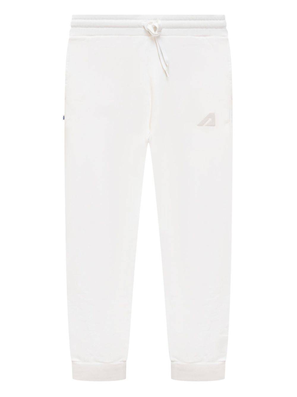 Autry Kids - mjukisbyxor med logotypapplikation - barn - bomull - 12 år - 023W|APPAREL WHITE