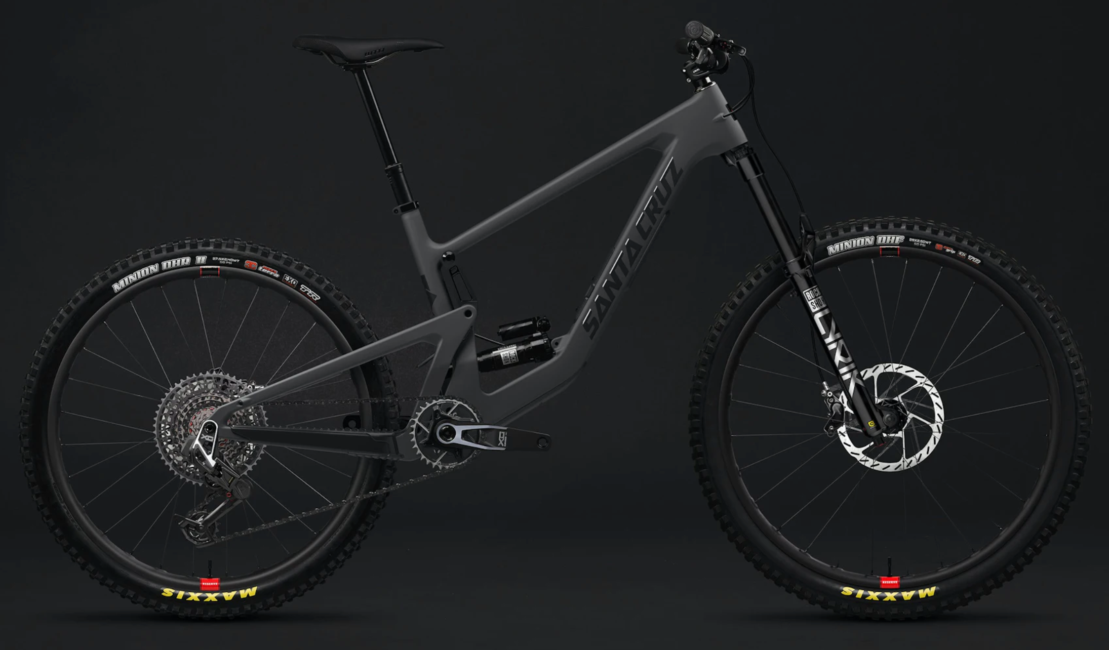 Santa Cruz - Bronson - Mørkegrå - XS (27.5") / GX AXS | Carbon C