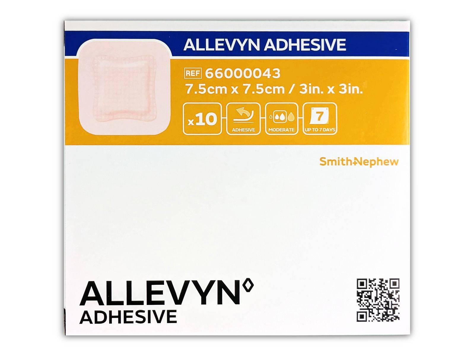 Allevyn Adhesive 7,5 x 7,5 cm 10 st