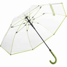 Klassisk transparent paraply hold regnen væk med stil - Nevada Transparent lime