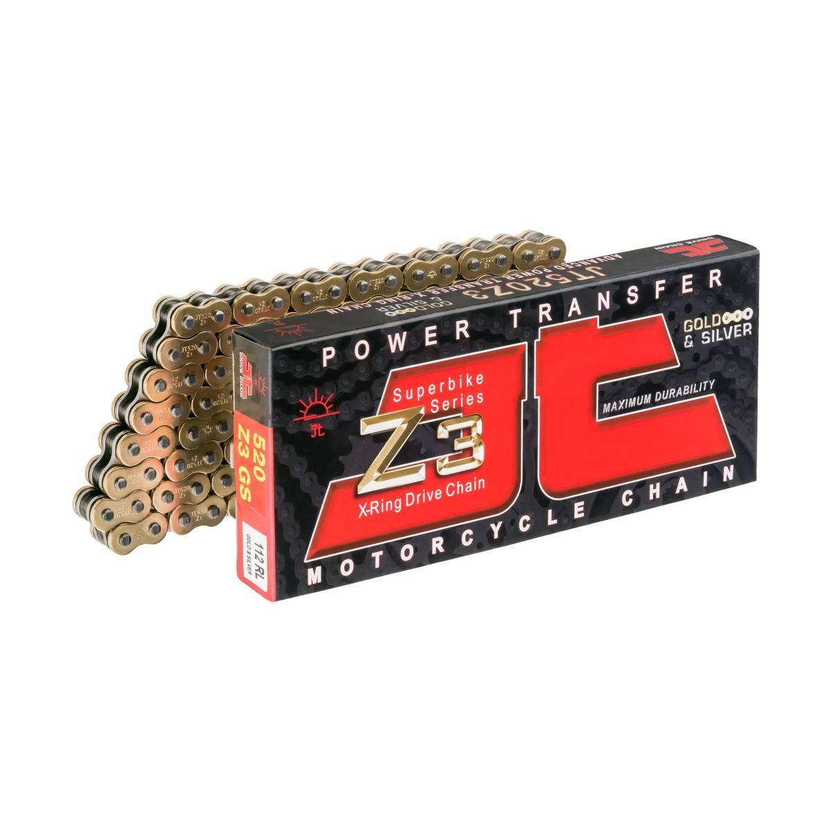 JTSPROCKETS JTC520Z3GS110RL Kedja
