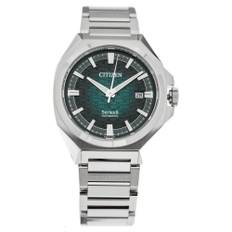 Citizen, Accessoarer, Dam, ONE Size, Automatisk Nb6050-51W Serie 8 GMT - green (ONE SIZE)