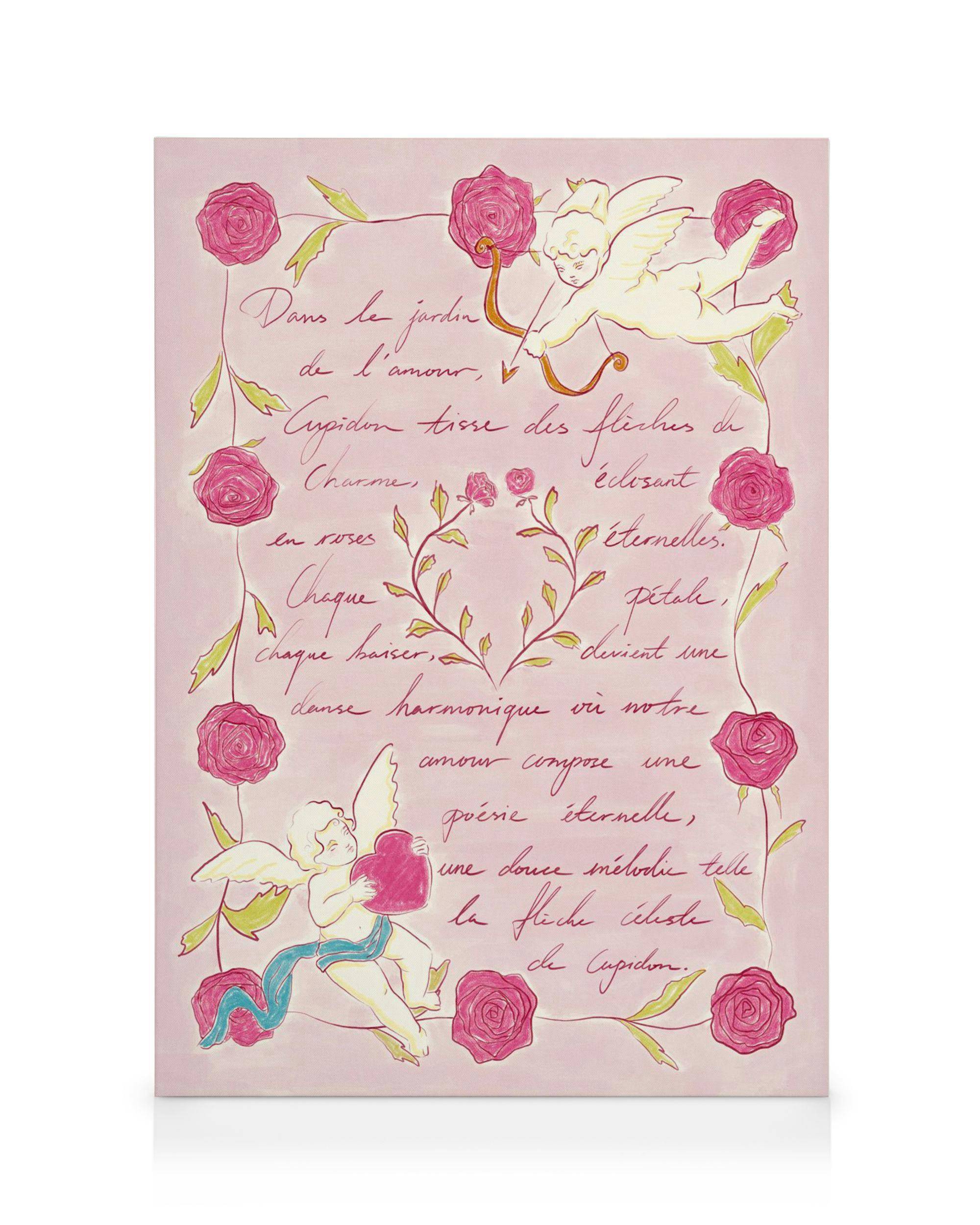 Canvastavlor Cupid’s Love Letter Canvastavla (30x40 cm - Ekram)