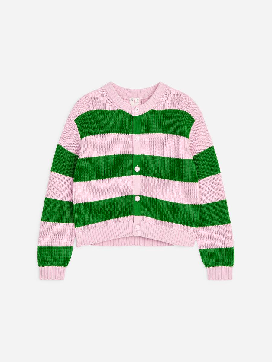 ARKET Cotton Cardigan -Green, 122/128