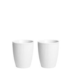Termokrus Plissé Home Tableware Cups & Mugs Coffee Cups White Pillivuyt