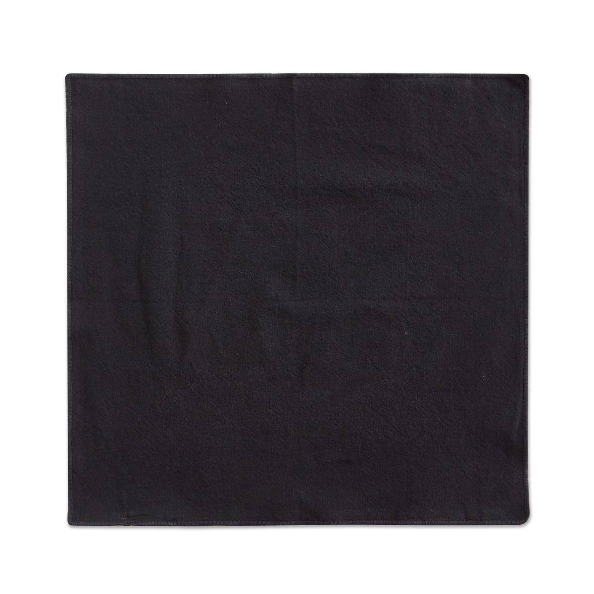 Servett 40x40cm Svart Svart Kant