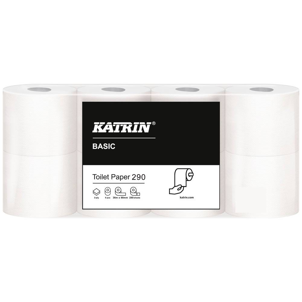 Toalettpapper Katrin Basic 360 50m 2-l  naturell vit