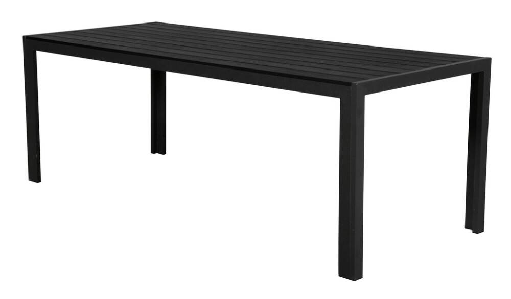 MATBORD OUTFIT 205X90CM SVART