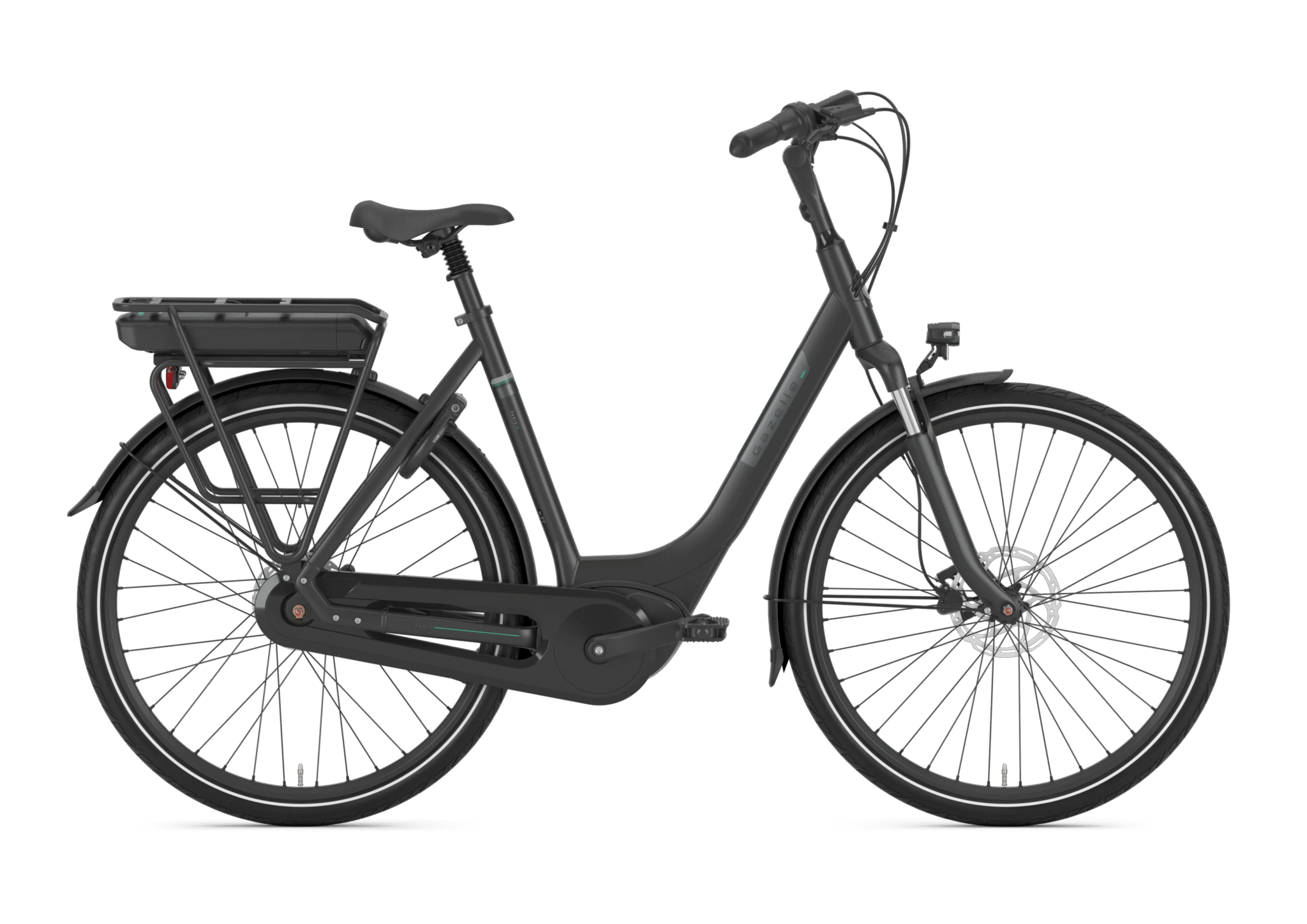 Gazelle Paris C8 Black 57 cm 500 Wh.