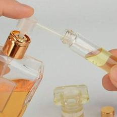 10 st parfympump, resor mini parfym påfyllningsbar flaska pump överföringsverktyg för resor Påfyllningsbar parfym sprayflaska jul för julklappspresent - Genomskinlig (En-Storlek)