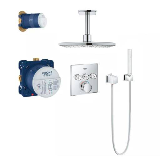 Grohe Grohtherm SmartControl Cube 310 brusesæt, krom