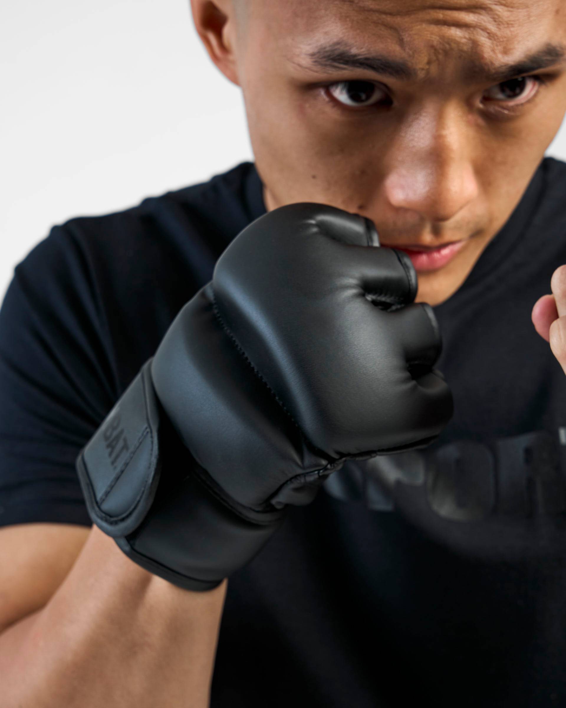 MM Combat MMA Gloves - Black - XL