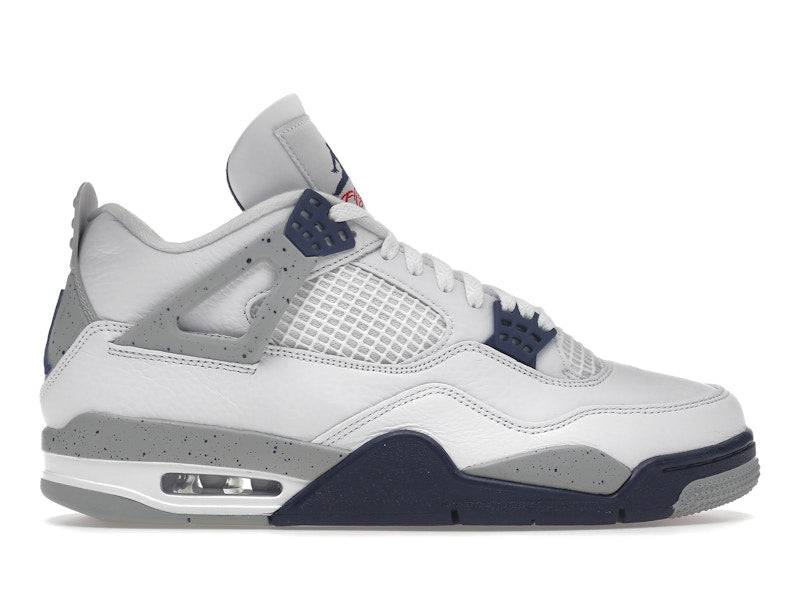 Air Jordan 4 Retro White Midnight Navy - 42.5