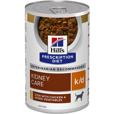 Hill's Prescription Diet Dog k/d Kidney Care Chicken & Vegetables Stew Canned - Wet Dog Food 354 g x 12