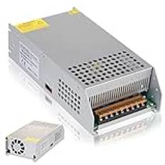 NUOFUWEI DC 24 V 50 A 1200 W strömförsörjning transformator 110/220 V AC till DC 24 V 50 A omvandlare strömförsörjning 24 V 1200 W för LDE-lampa CCTV kamera säkerhetskamera bilstereo och 24 V