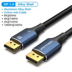 Vention DisplayPort 1.4 Cable 8K 60Hz 4K HDR 165Hz Display Port Audio Cable for Video PC Laptop TV Display Port 1.4 DP Cable 1.2