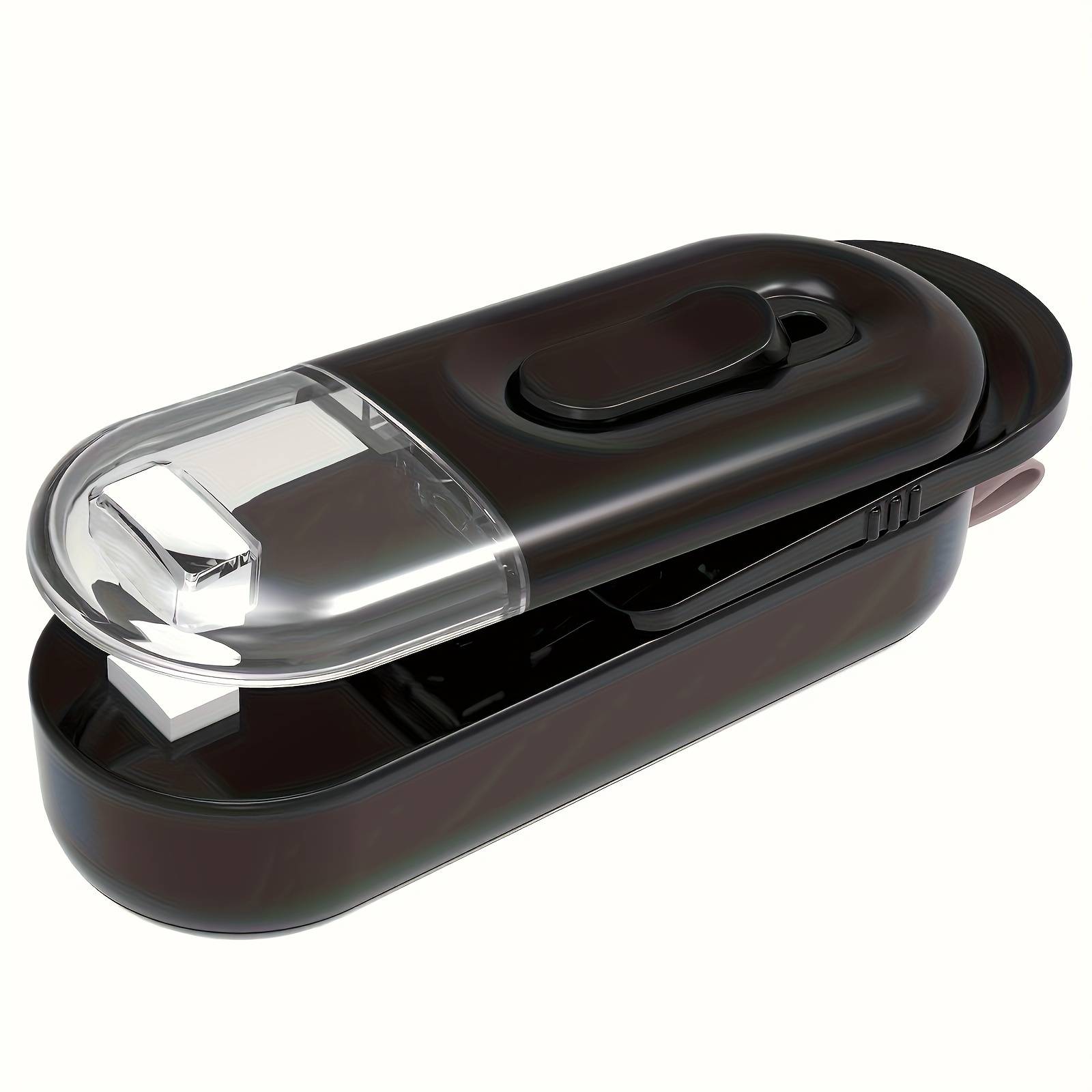 Mini Bag Sealer, Heat Sealer And Cutter 2-in-1 Portable Hot Vacuum Sealer For Plastic Bags To Store Food Snacks , Kitchen Supplies
