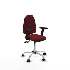 Ergonomisk Maroon Kontorstol af Piqueras y Crespo B2D05RN