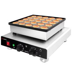 Våffeljärn - Enkel - Manuell - 850 watt - Form: Poffertjes - för 25 stycken