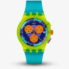 Swatch Neon Wave Multicoloured Dial Watch SUSJ404