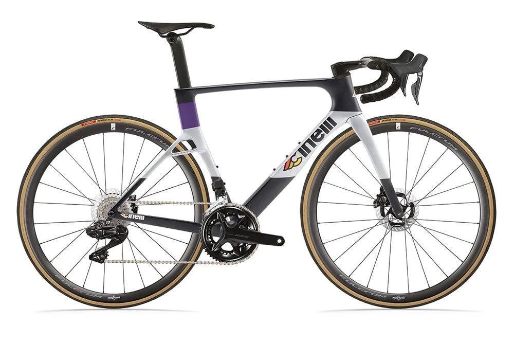Cinelli Aeroscoop 2026 - Shimano Dura Ace Di2 2x12sp - Fulcrum Wind 57 - 064 / m / purple (m)