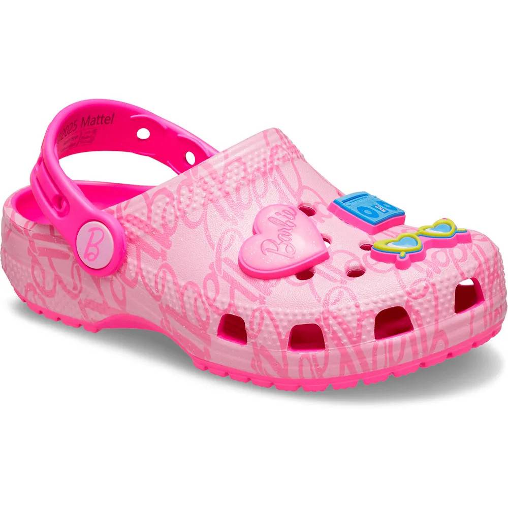 Crocs Mattel Pink Barbie Classic T Træsko