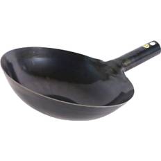 Yamada Industries Wok Iron 24cm Thickness Made in Japan One Hand Wok Chinese Commercial Use Yamada Wok 001126 1.6mm