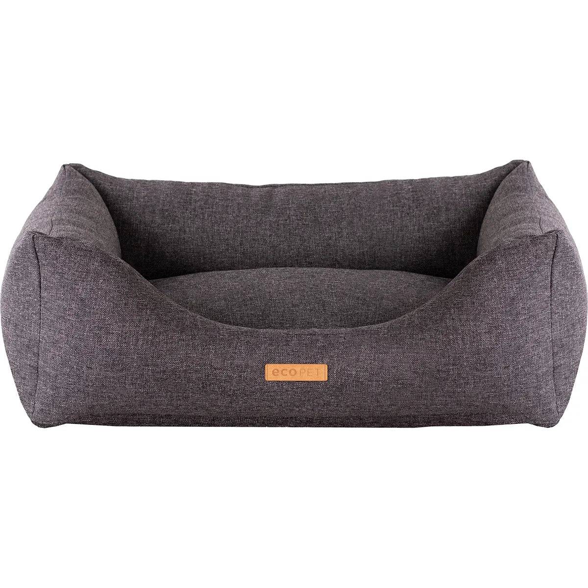 Hundeseng - EcoPet - Mørkegrå - Large (85x65x24)