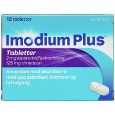 Imodium Plus Tabletter 2+125 Mg - Imodium - 12 stk / 2 mg + 125 mg - Lægemiddel