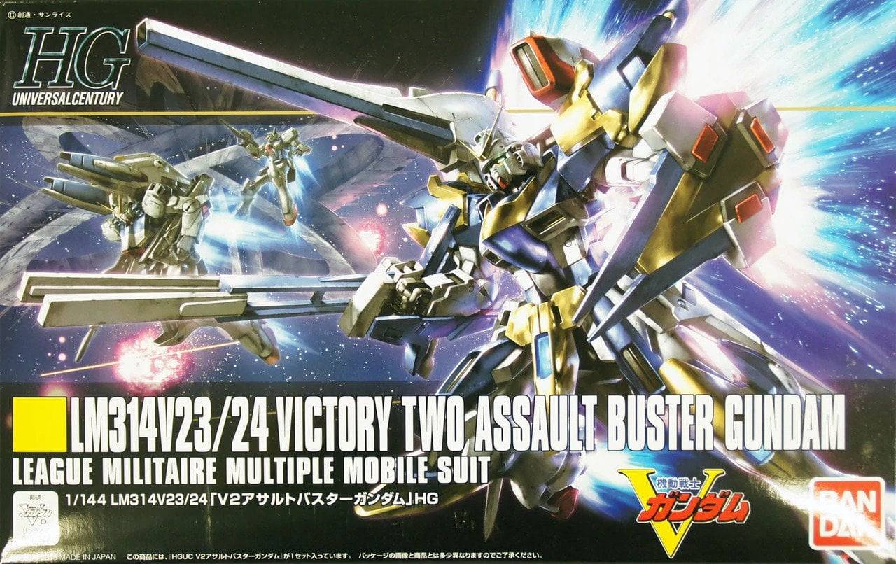 Gundam - Hguc 1/144 V2 Assault Buster Gundam - Model Kit
