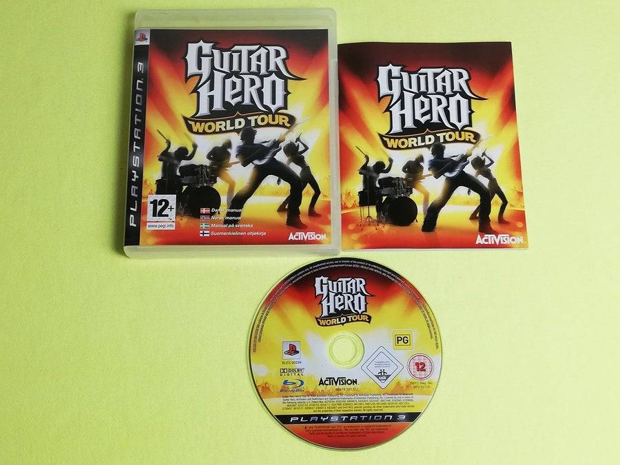 Guitar Hero World Tour (MYCKET FIN SKIVA) NORDISK UTGÅVA Playstation 3 PS3