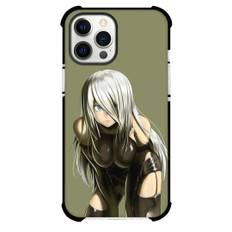 NieR Automata A2 For iPhone Samsung Galaxy Pixel OnePlus Vivo Xiaomi Asus Sony Motorola Nokia - A2 Portrait Green Background