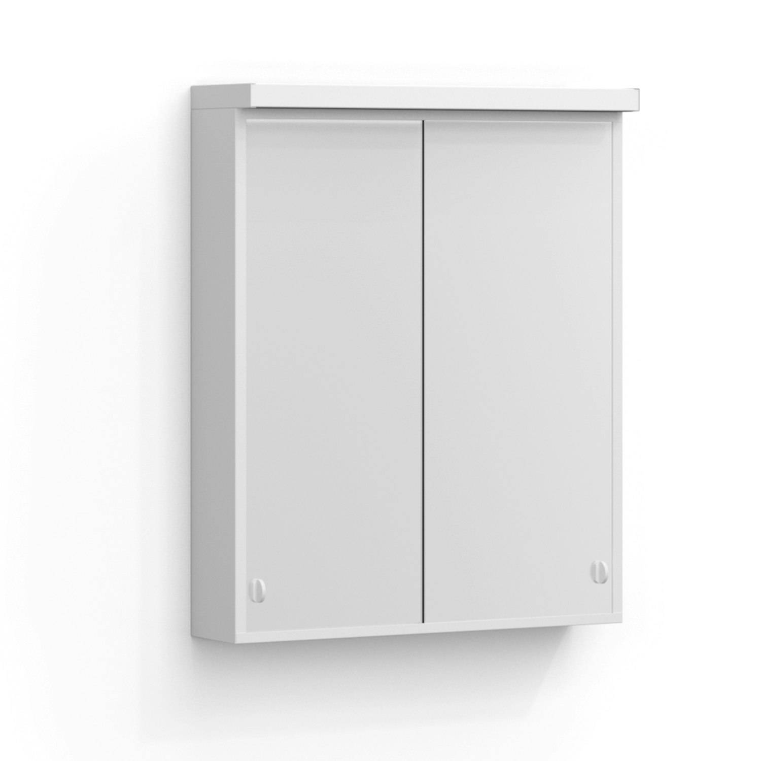 Spegelskåp Svedbergs Intro I:et med LED Belysning Matt Vit, 600 mm