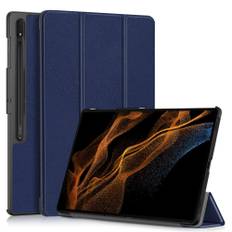 Samsung Galaxy Tab S9 Ultra Etui Trifold Blå