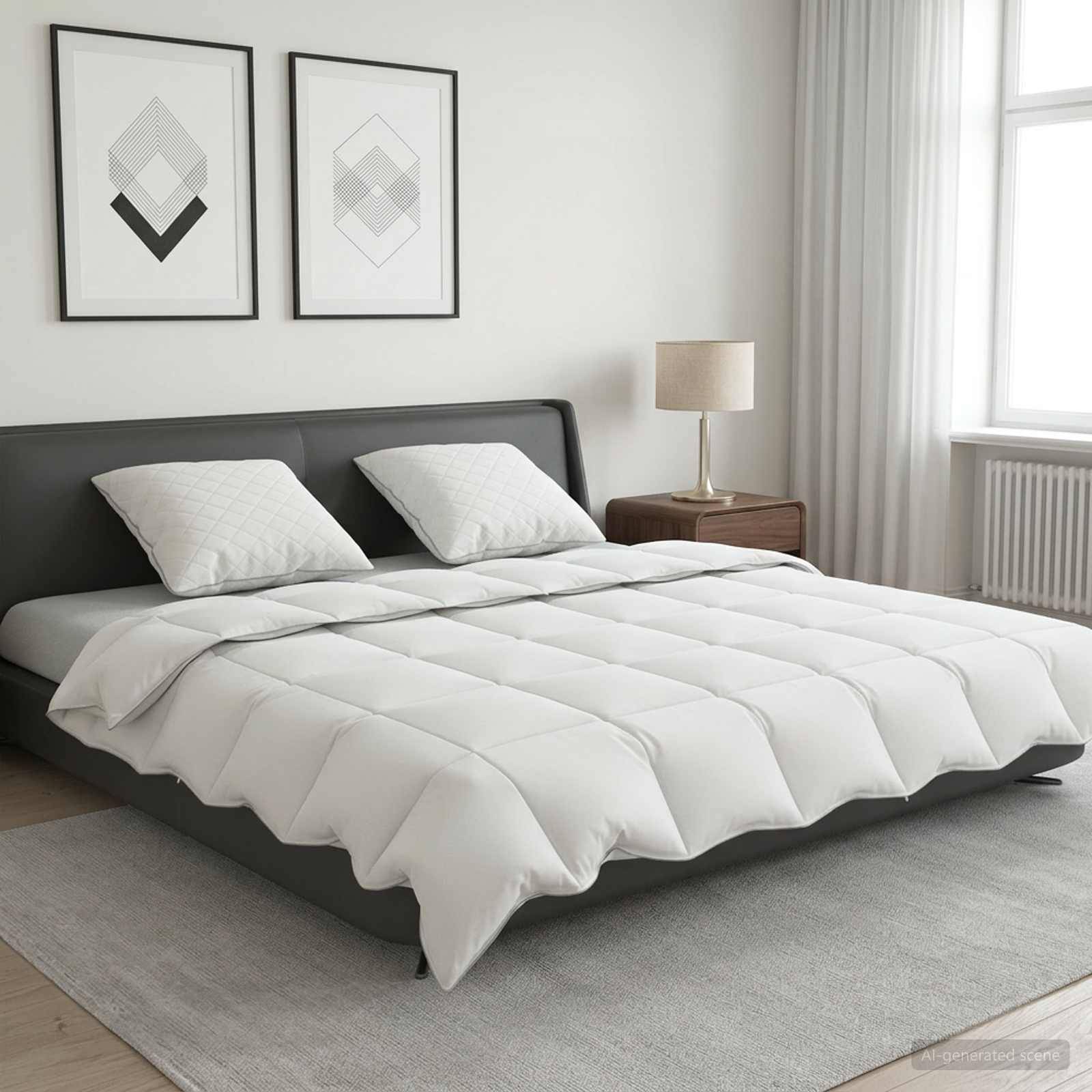 90% gåsedun dyne sæt FULDA 3 stk. 240 x 260 cm Sommer 100 GSM