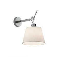 Artemide - Tolomeo Diffusore Vägglampa Ø 24 cm - Pergamentpapper - Sengelamper - Giancarlo Fassina,Michele De Lucchi - Sølv