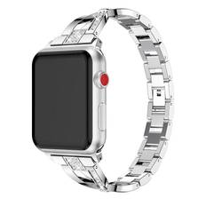 Crystal Bracelet Apple Watch Series 10 42mm Silver