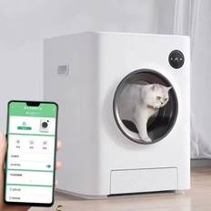 Smart Cat Toilet Self Cleaning Closed Cat Litter Basin Large Pet Toilet Automatic Litter Box Giant