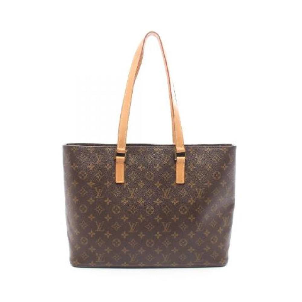 Louis Vuitton Vintage Pre-owned Luco Monogram Tote Bag - Vintage - Dame - Brun - ONE SIZE - Uld