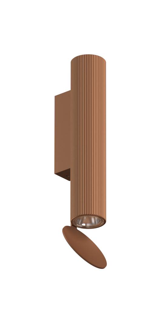 Flauta Riga Vägglampa H225 - Anodiserad Koppar