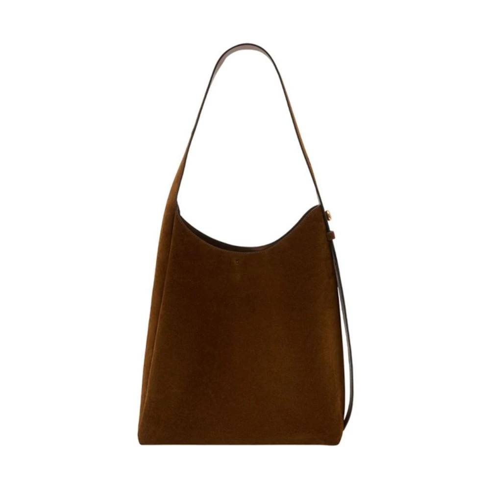 Tory Burch Romy Suede Hobo Taske - Tasker - Dame - Brun - ONE SIZE - Suede