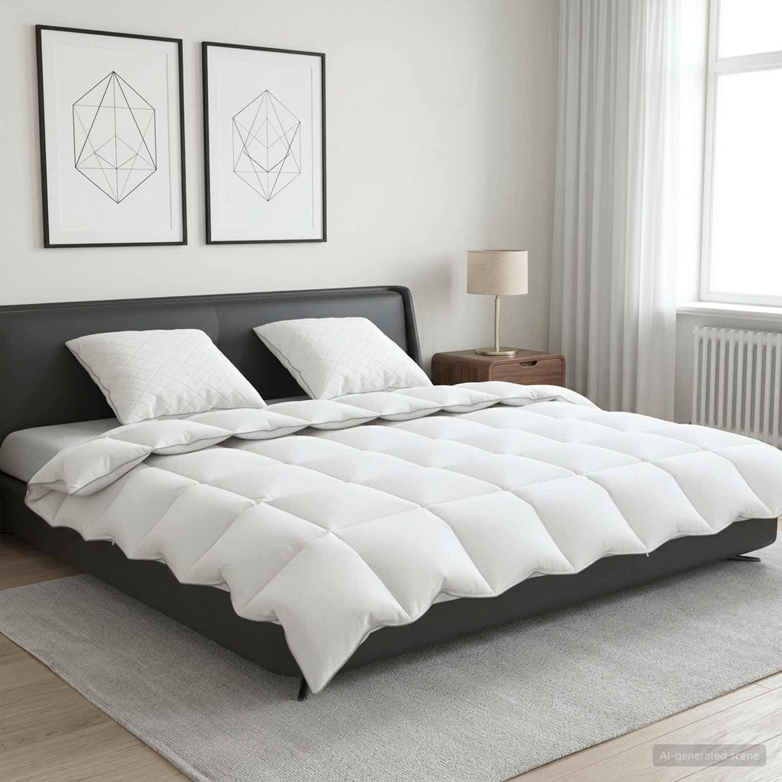 90% gåsedun dyne sæt FULDA 3 stk. 240 x 260 cm Hele sæsoner