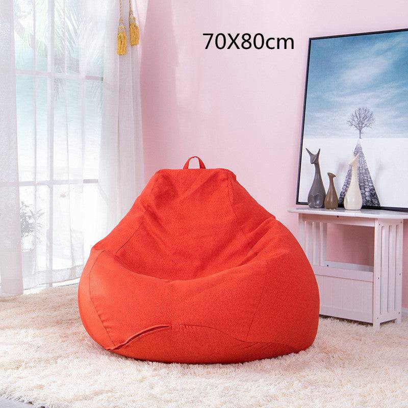 Comfortable Soft Giant Bean Bag Chair - Red / 70X80cm (70X80cm)