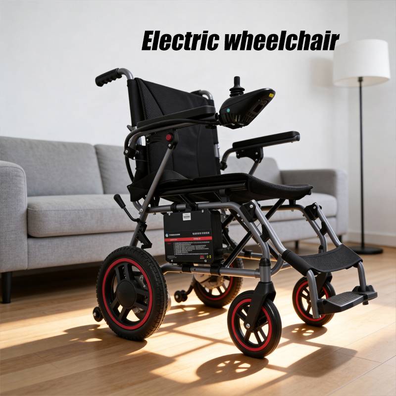 Foldable Portable Lightweight Power Wheelchair Airline Approved All Terrain Mobility Scooter Easy Travel Chair for Adults Elderly Handicapped Disabled