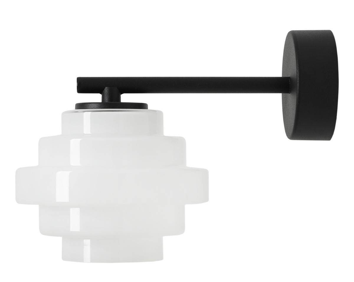 Filo metall vägglampa i svart (fi 14)