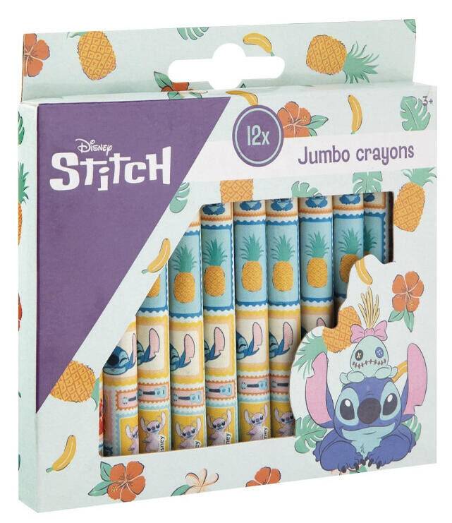 Disney Lilo & Stitch Aloha 12-delars kritset i oljepastell