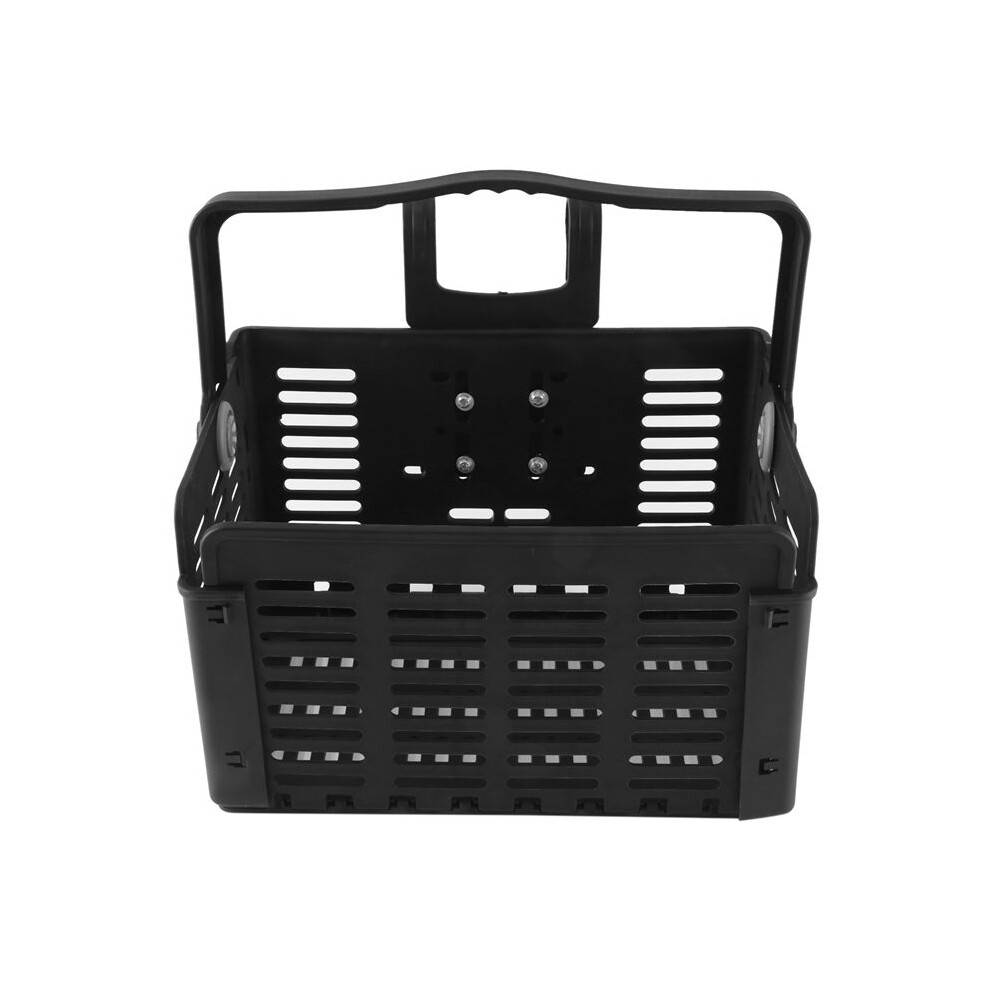 Folding MTX Rear Bike Basket,Black,31.5 x22.5x20.5cm/12.4 x 8.8 x 8.0inch(Open)Universal Bike Baskets,Bike Storage