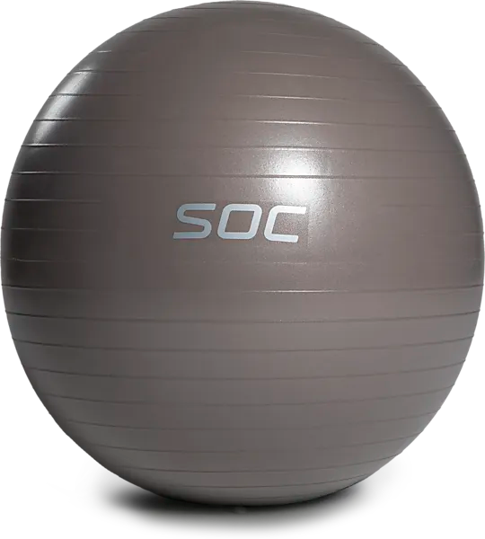 Soc Gym Ball 65cm Träningsutrustning Lt Brown - ONE SIZE