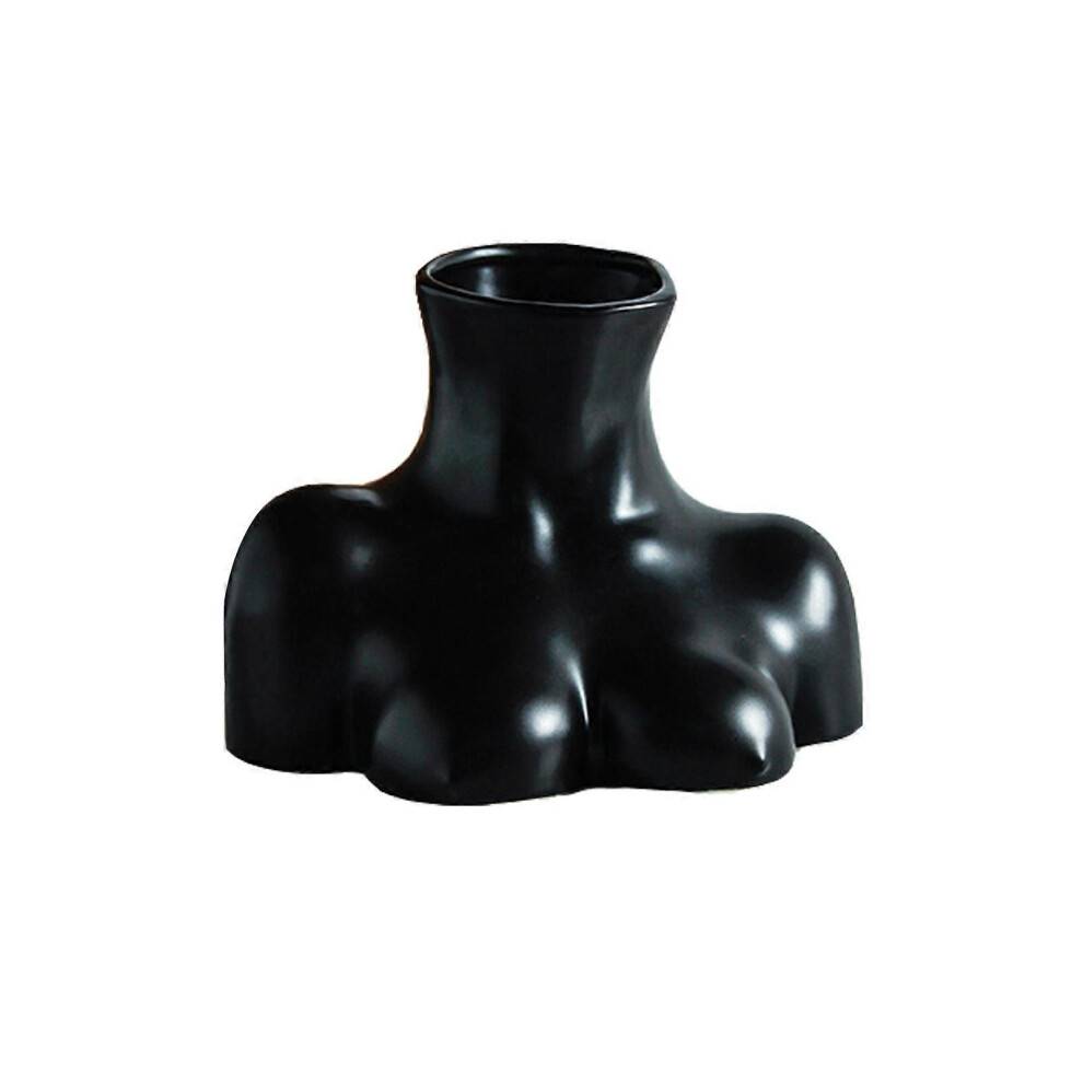 Kropsblomstervase, Kropsvase, Boho-vaser til blomster, Chic vase, Boho boligtilbehør, Kvindelig vase med drænhuller